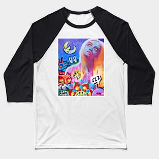 abstract collin painting Baseball T-Shirt